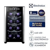 Vinera Electrolux de 8 Botellas ERW082XAMB